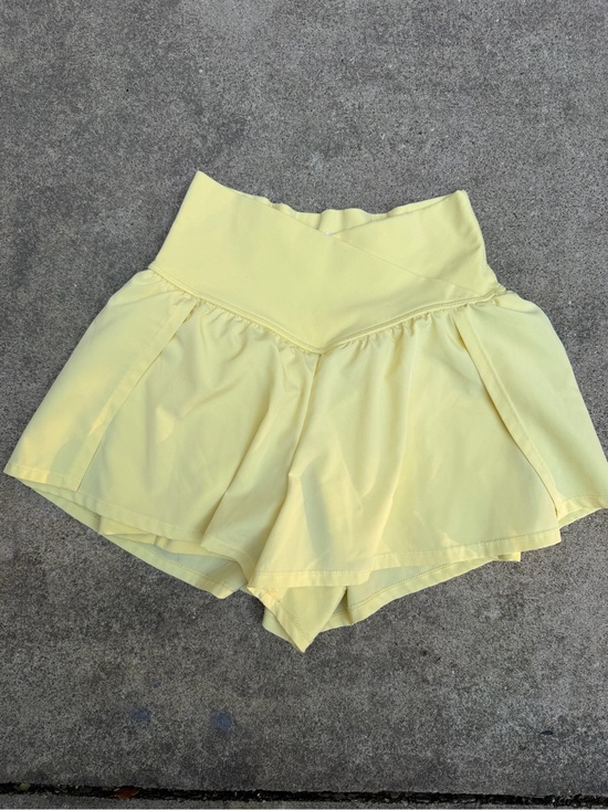 JoyLab Pants - JoyLab High-Rise Crossover Waistband Athletic Skort Butter Yellow Size XS
#joyl